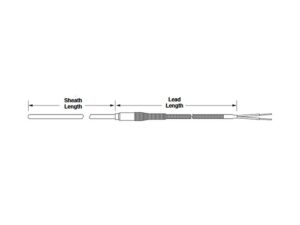 Watlow AF Style Mineral Insulated Dual Element Thermocouple